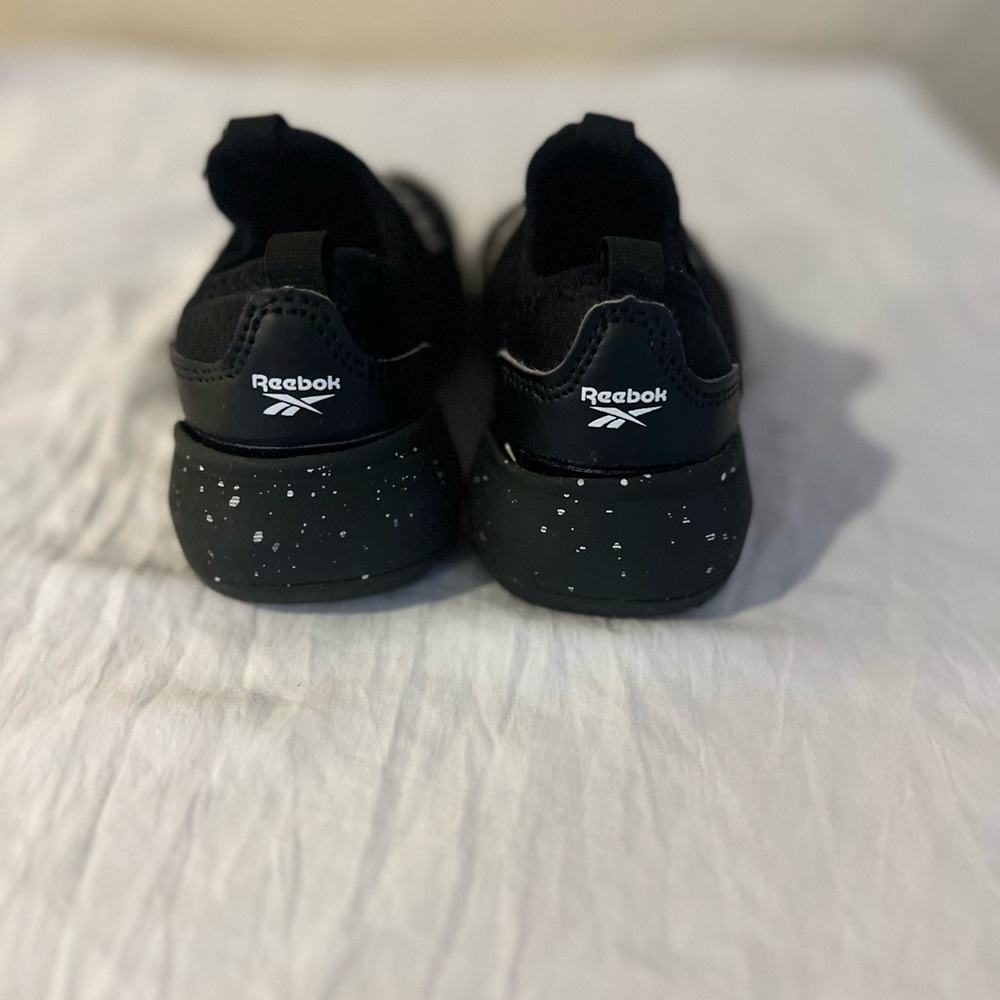 Reebok Kids Black and White Speckled Sneakers